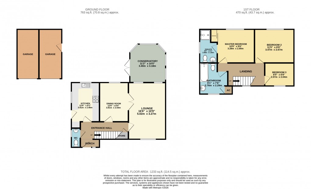 Floorplan for Luton, Bedfordshire