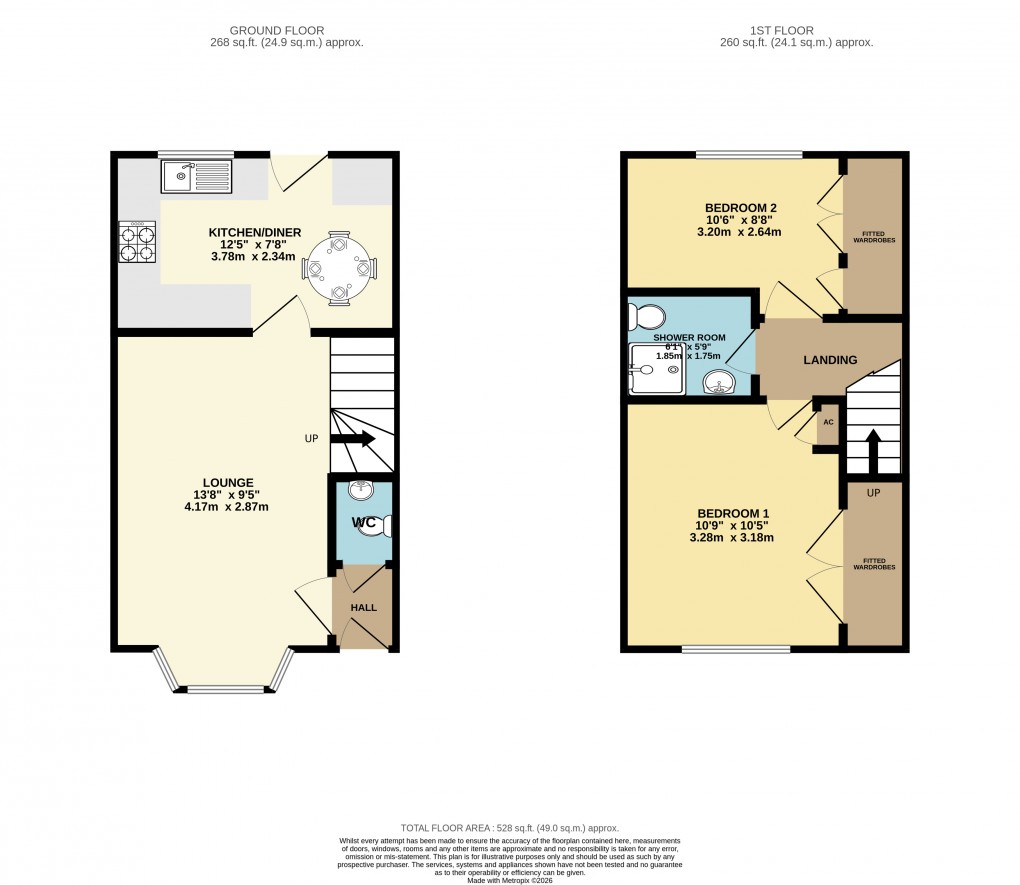 Floorplan for Luton, Bedfordshire