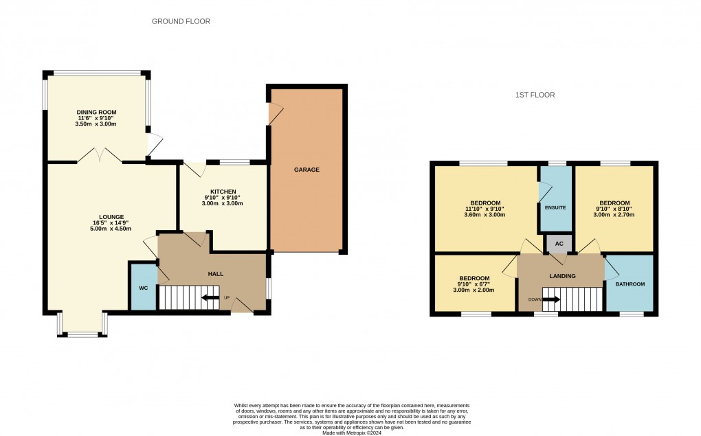 Floorplan for Toddington, Bedfordshire