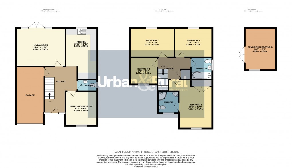 Floorplan for Toddington, Bedfordshire
