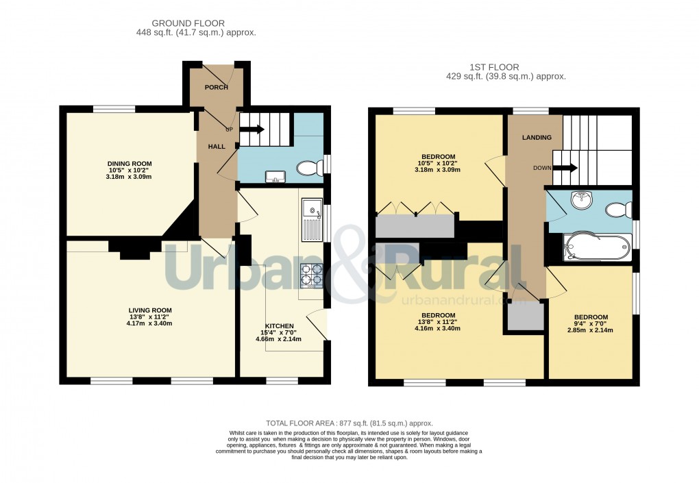 Floorplan for Toddington, Bedfordshire