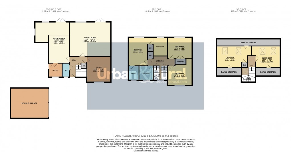 Floorplan for Marlborough Place, Toddington, Bedfordshire