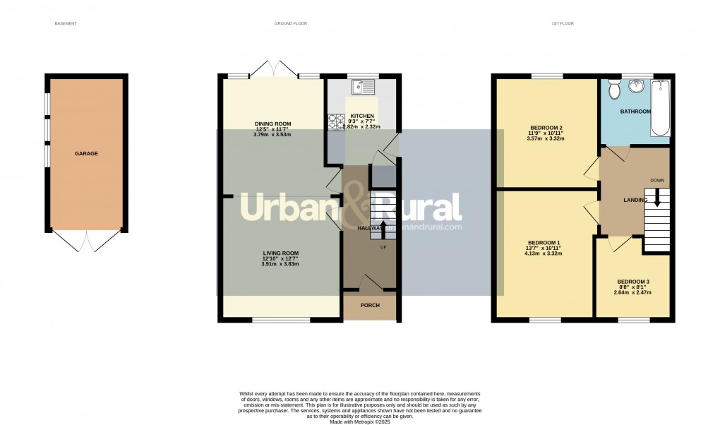 Floorplan for Toddington, Bedfordshire