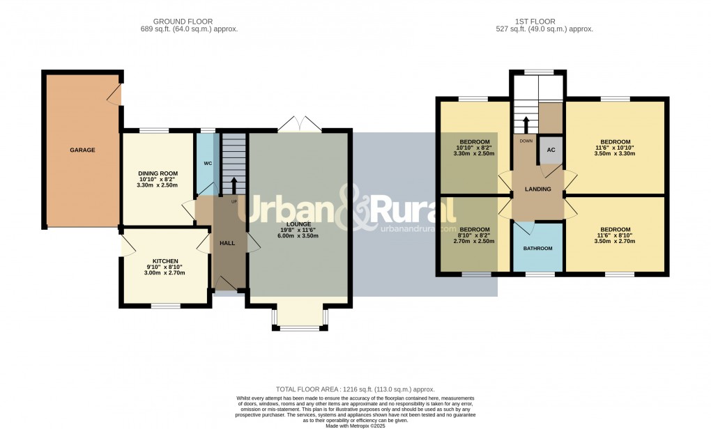 Floorplan for Tebworth, Bedfordshire