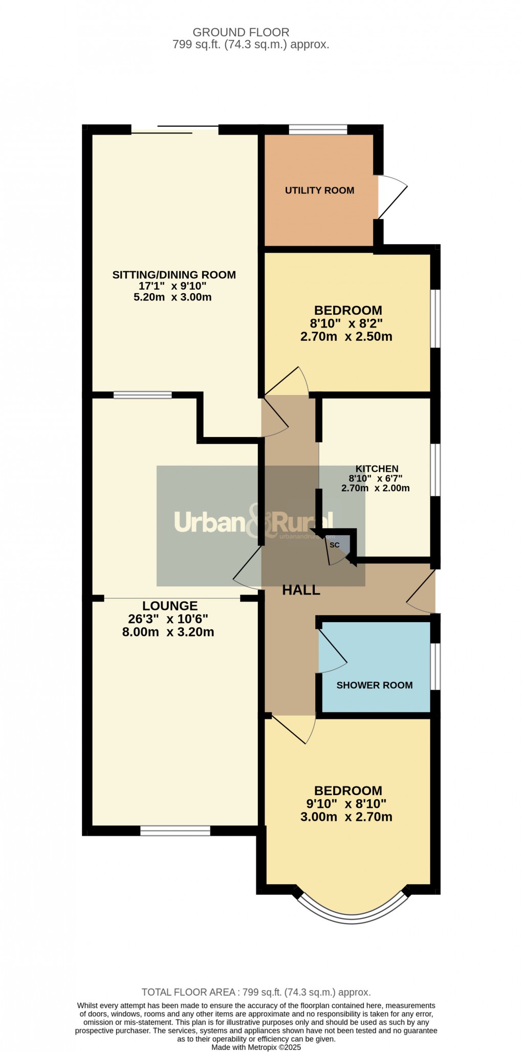 Floorplan for Toddington, Bedfordshire