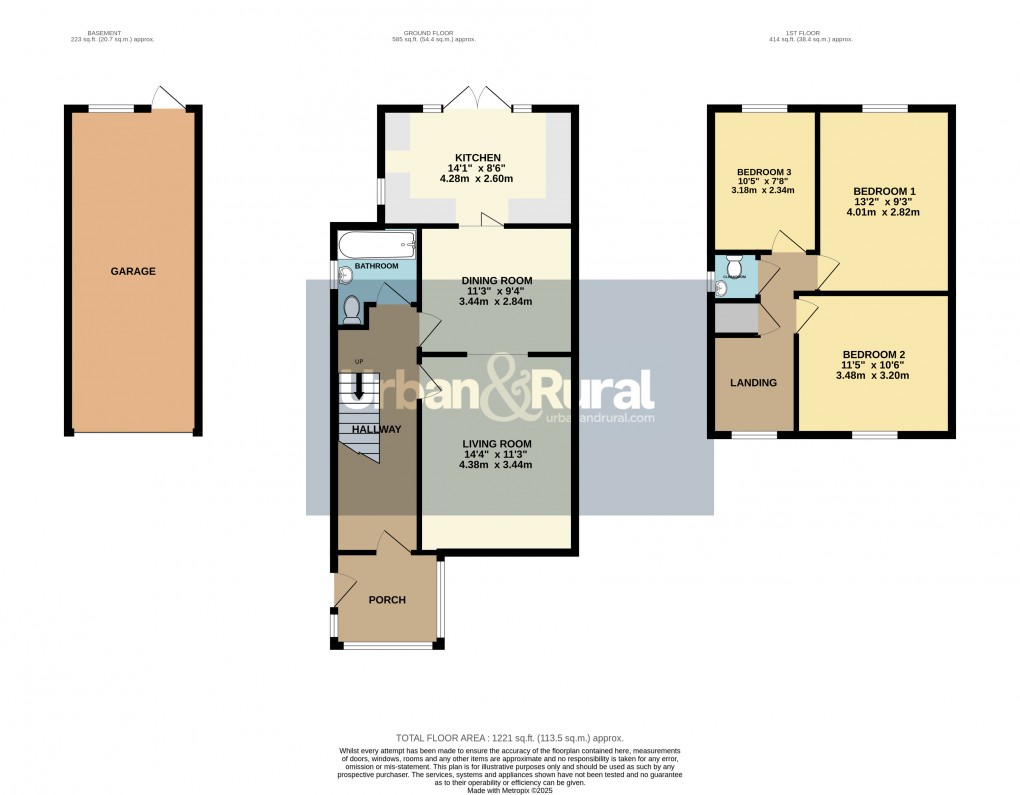 Floorplan for Toddington, Bedfordshire