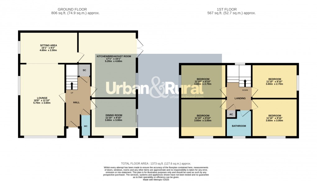 Floorplan for Toddington, Bedfordshire