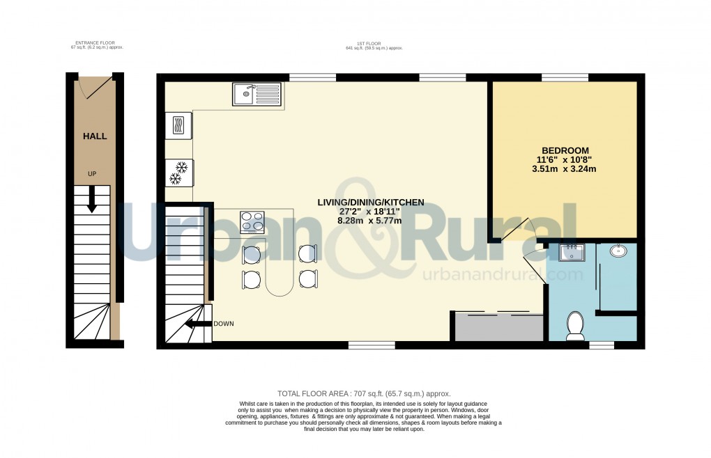 Floorplan for Toddington, Bedfordshire