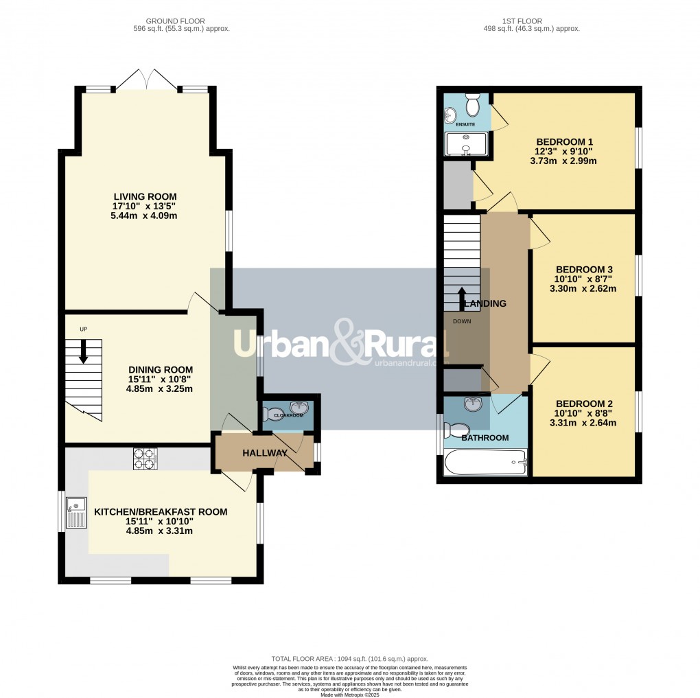 Floorplan for Toddington, Bedfordshire