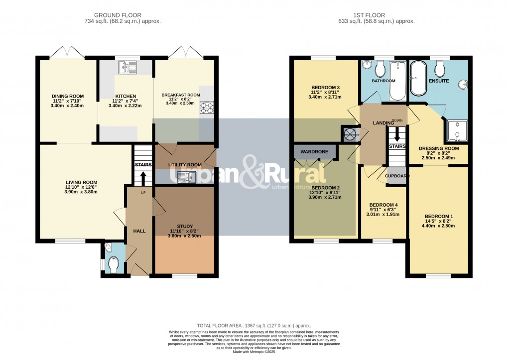 Floorplan for Toddington, Bedfordshire