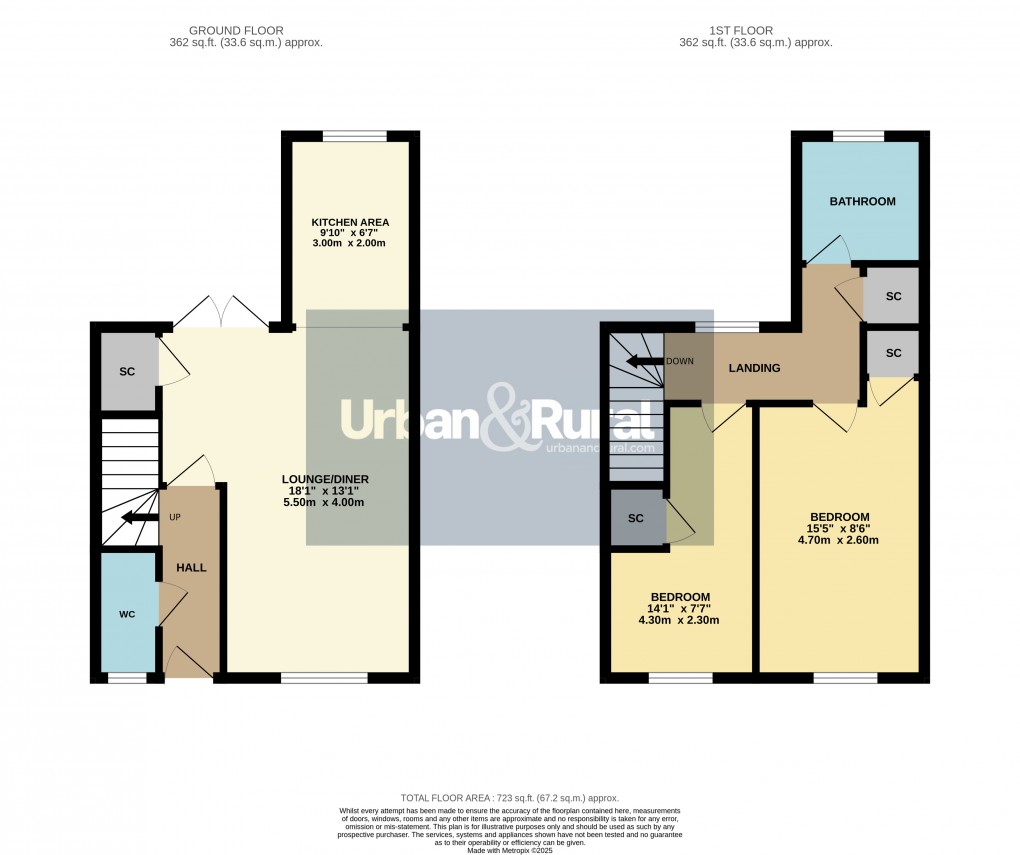 Floorplan for Flitwick, Bedfordshire