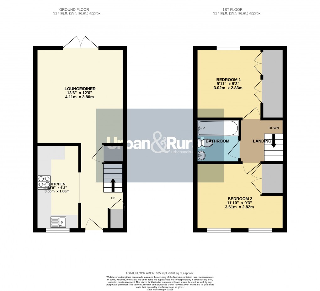 Floorplan for Toddington, Bedfordshire