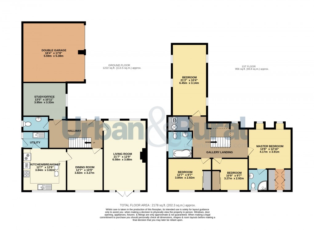 Floorplan for Clophill, Bedfordshire