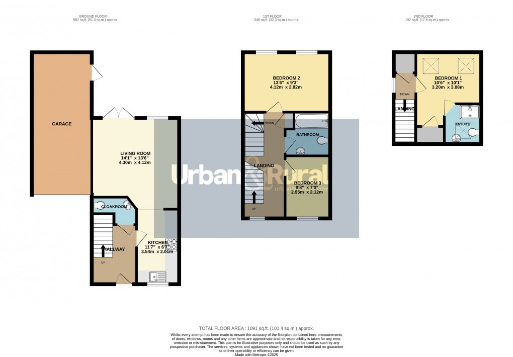Floorplan for Westoning, Bedfordshire