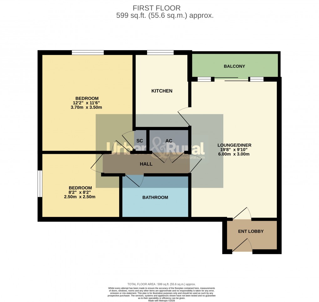 Floorplan for Ampthill, Bedfordshire