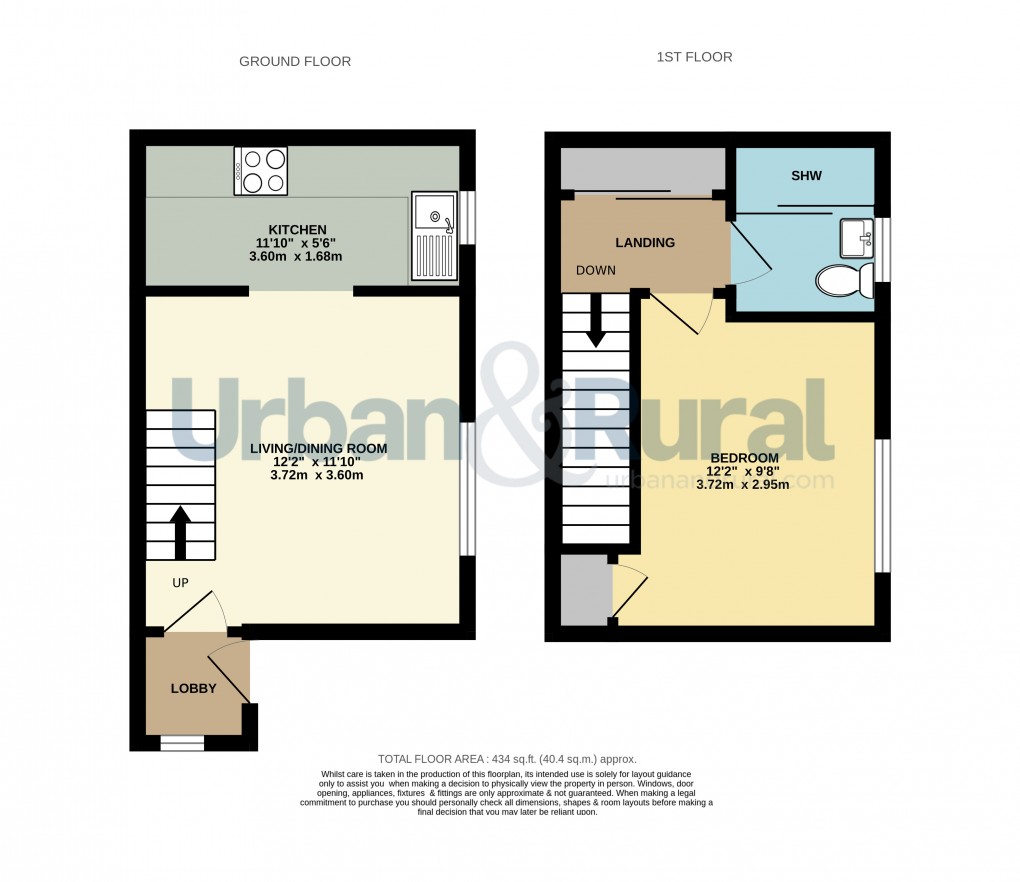Floorplan for Toddington, Bedfordshire