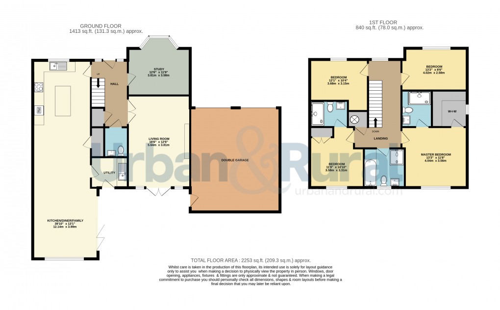 Floorplan for Silsoe, Bedfordshire