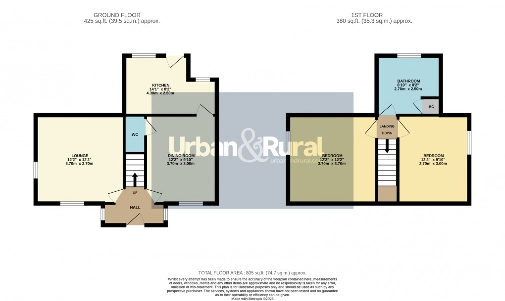 Floorplan for Chalton, Bedfordshire