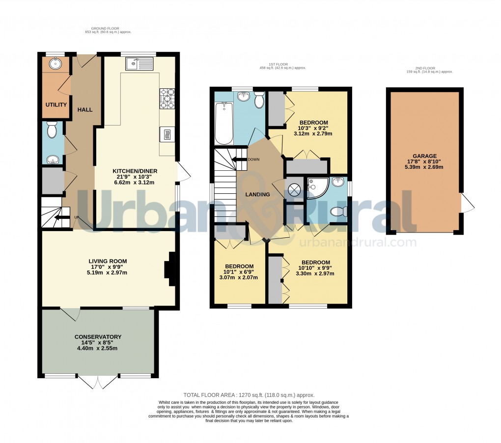 Floorplan for Toddington, Bedfordshire