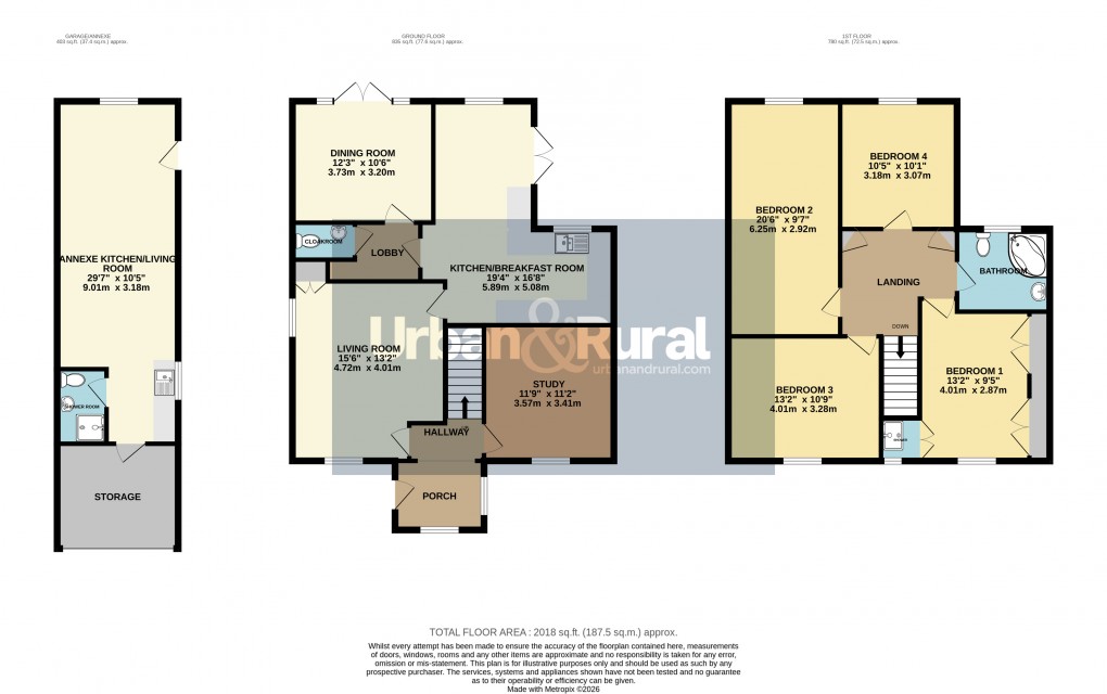 Floorplan for Toddington, Bedfordshire