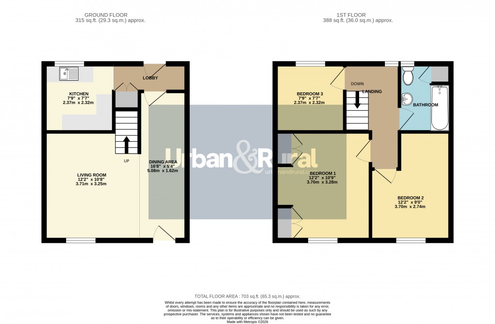 Floorplan for Toddington, Bedfordshire
